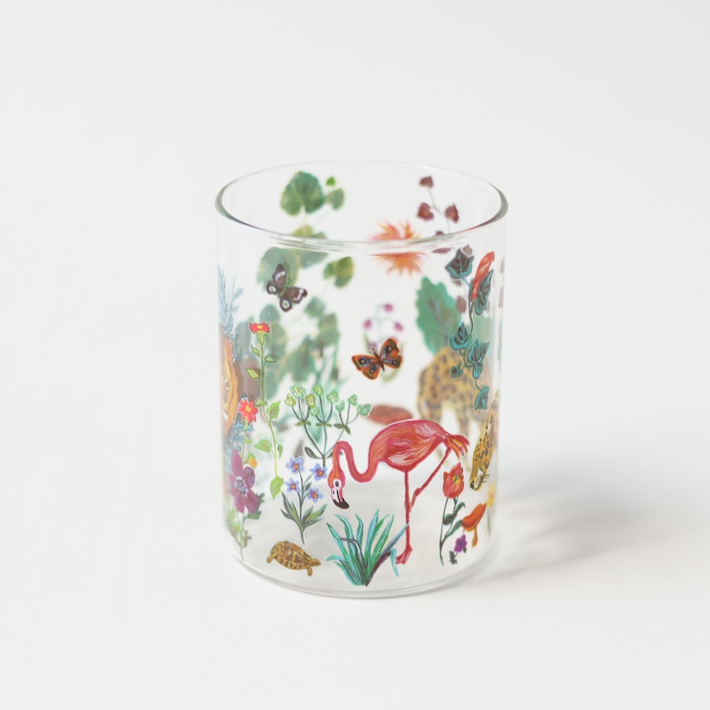 Nathalie Lete Heat resistant Middle glass Jungle | 8000000works